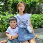 Elva Ni Chen-Xi Instagram - Happy Friday! 👶🏻 #elvaootd #adidashk @adidashk