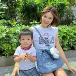 Elva Ni Chen-Xi Instagram - Happy Friday! 👶🏻 #elvaootd #adidashk @adidashk