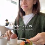 Elvin Levinler Instagram - detoks 2.gün geldi 🙃 sabahtan akşama ne yedik ve neler öğrendik oynat bakalım… ilk günler bizim için de alışmak zaman aldı ama diğer günler için başka merak ettiğiniz şeyler varsa yorumlara yazıııın🏹 #yemekönerisi #neyedim #kahvalti #detoks