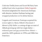 Emilia Jones Instagram - FAIRYLAND! Honoured to have played a part in turning this beautiful memoir into a movie ♥️