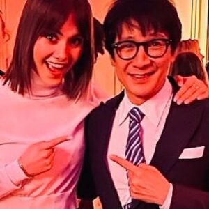 Emilia Jones Instagram - So much fun being back @thegotham awards last night! Thank you for having me 🤍

Congratulations @kehuyquan - so deserved!! 

And thank you @michaelkors