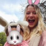 Emilie de Ravin Instagram - Hippy Hoppy Happy Easter! 🐰🐇🐣 #happyeaster 🫶🏼