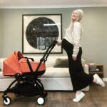 Emilie de Ravin Instagram - New pram for Bebe-to-be ! I had a yoyo for both my older kids & it was by far my fav go to pram for everyday use & travel. It’s super small & lightweight, folds/unfolds in like 5 seconds, & super chic! (Loving this ‘Ginger’ colour pack, & there’s tons more to choose from) This is with the bassinet obvi, but just pop that off when buba is 6mths old & pop on the seat (which folds with the base!) & you’re set 😍. #lifesaysgo #yoyobabyzen #gifted @babyzen_au Outfit: @bumpsuit ❤️