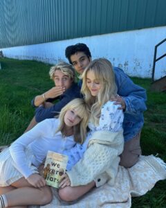 Emily Alyn Lind Instagram - Cadence. Gat. Mirren. Johnny. #WeWereLiars