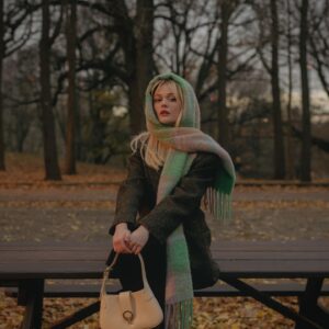 Emily Alyn Lind Instagram - all wrapped up in @sandroparis #sandro #sandroparis