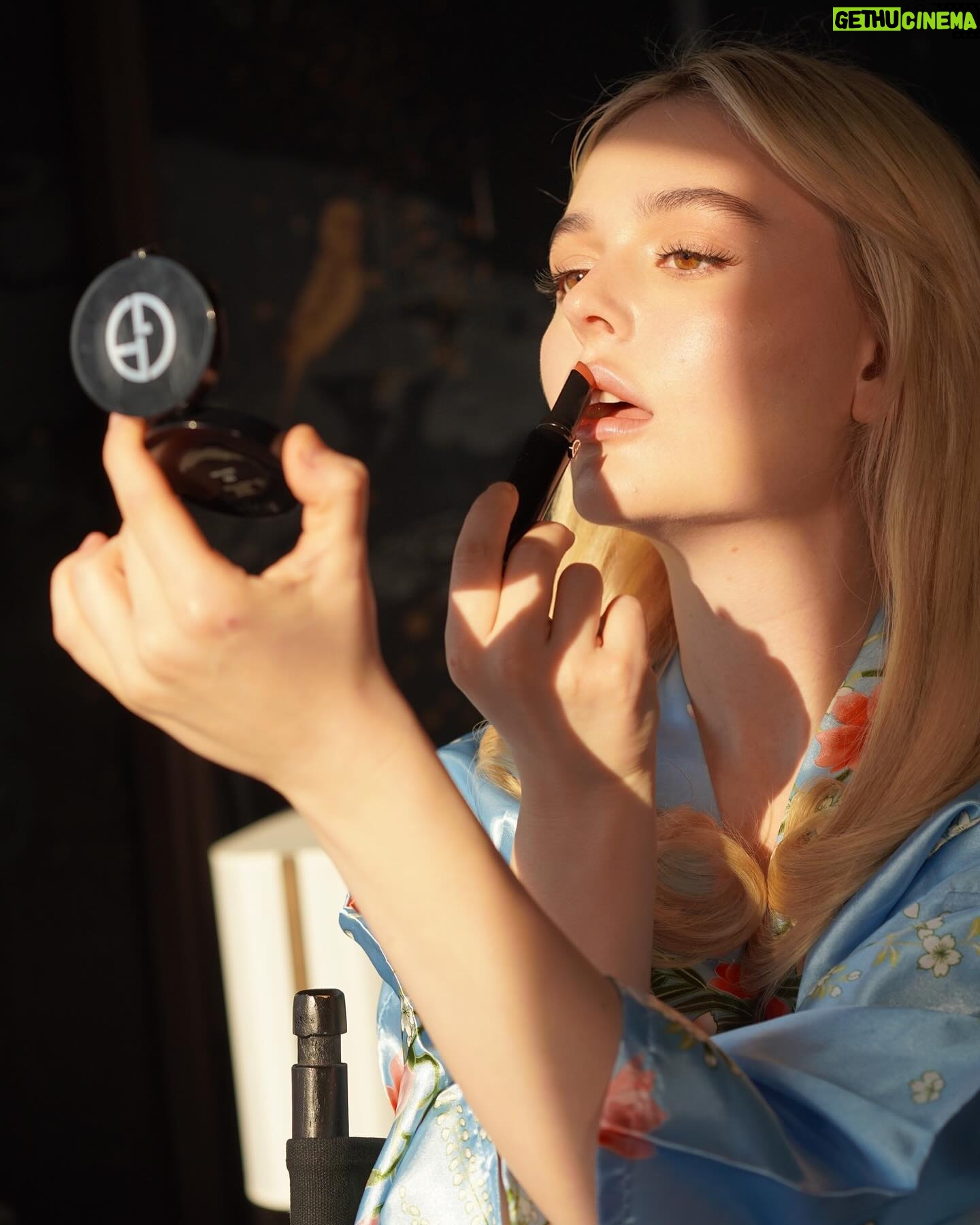 Emily Alyn Lind Instagram - getting glammed with @wwd and @armanibeauty (in the most modest of manners) 🪄