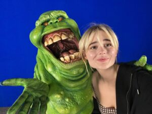 Emily Alyn Lind Instagram - Eternity ain’t so bad when you get to do it with these nerds. @ghostbusters is out now, go get your butts to the theatre!!!!👻🗽❄️