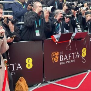 Emily Atack Instagram - Huge thank you @bafta for having me and bump last night ✨ 
Thank you to @ghdhair - what a bloody LOVELY team you all are!
And to @lancomeofficial - The fabulous @messapaulo especially - for hiding my extreme lack of sleep 🫣
And to @thesavoylondon for letting me sample their entire room service menu. 
Dress of dreams was @roland_mouret .. I felt like Princess ruddy Leia 😌