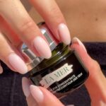 Emily Canham Instagram – apparently boys think glowy skin just looks like we’re sweaty.. either way, give me glowy skin please 🫣

@lamer The Eye Concentrate
La Mer The Concentrate
La Mer The Renewal Oil 
@byterryofficial Baume De Rose lip balm

#skincare #summerskin
