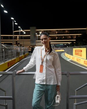 Emily Canham Instagram - apparently all I took is videos this weekend.. Jeddah Grand Prix album 🏎️🫶🏼 vlogs coming asap (asap asap) 

#f1 #SaudiArabianGP #formula1 AD