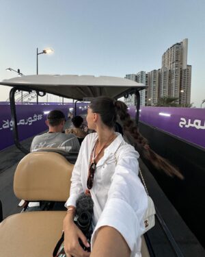 Emily Canham Instagram - apparently all I took is videos this weekend.. Jeddah Grand Prix album 🏎️🫶🏼 vlogs coming asap (asap asap) 

#f1 #SaudiArabianGP #formula1 AD