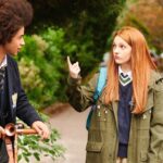 Emily Carey Instagram - First look at our little show! Coming to @netflix May 30th 🐻‍❄️ #GeekGirl