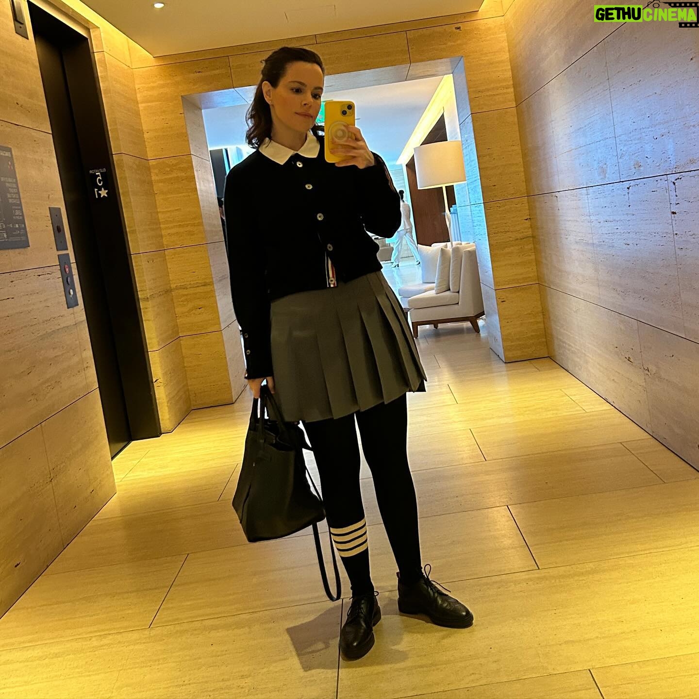 Emily Hampshire Instagram - Back to school.