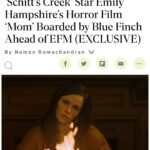 Emily Hampshire Instagram - Thx @variety & @bluefinchfilms 🖤 I’m SO excited to bring MOM from my hometown of Montréal to #frightfest in Glasgow (aka my 2nd home ❤️)
