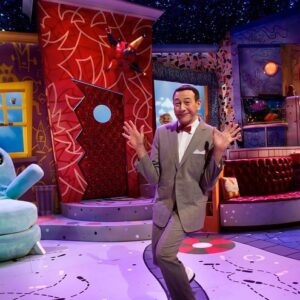 Emily Hampshire Instagram - I always say “I don’t have fun having fun” whenever I’m invited to some party or night out that I’m told will be “FUN!”.
‌
#peeweesplayhouse was my kind of fun. Talking to Chairry and Magic Screen and hanging with puppets has actually been my ultimate career/life goal.
‌
The world has lost the funnest fun of all fun humans today. 😢 RIP @peeweeherman