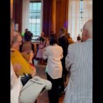 Emily Hampshire Instagram – I crashed my first wedding!  Congrats Grant & Mark! (Learning how to Vogue was surprisingly easier for me than learning how to “peace & pout” 🥴)