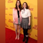 Emily Hampshire Instagram – Me & @maryhollandaise first red carpet photo together as sisters. #selfreliance comes out on @hulu Jan 12! 👯‍♀️