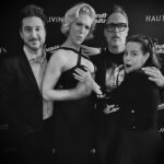 Emily Hampshire Instagram - Thank you @hauteliving for letting us turn your @hannah_waddingham cover dinner into a #12monkeys reunion 🥹❤️