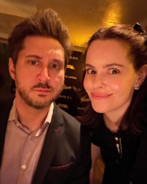 Emily Hampshire Instagram - Thank you @hauteliving for letting us turn your @hannah_waddingham cover dinner into a #12monkeys  reunion 🥹❤️