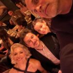 Emily Hampshire Instagram – Thank you @hauteliving for letting us turn your @hannah_waddingham cover dinner into a #12monkeys  reunion 🥹❤️
