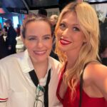 Emily Hampshire Instagram – Day -> night. Thank you @bafta for the tea & party sandwiches ❤️🥪 (- crust) & @mptf for the 🍕 & 🍫. The only thing that could have made yesterday better is me being cooler —or at least just less awkward fan girling all over @carriganagain (I’m sooooorrry! 😰🫣 I just think you’re amazing and it made me weird🥸)