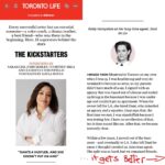 Emily Hampshire Instagram – Thank UUuUuuU @torontolife & @lisstless for giving me the opportunity to honour (👈🏻Canadian spelling) my ride or die agent extraordinaire @danidelio 👭🏻