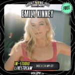 Emily Kinney Instagram - Tune in, tomorrow morning, 11AM!!! Can’t wait to chat and sing a couple new songs from SWIMTEAM 💫🏊‍♀️ Link in stories!!!