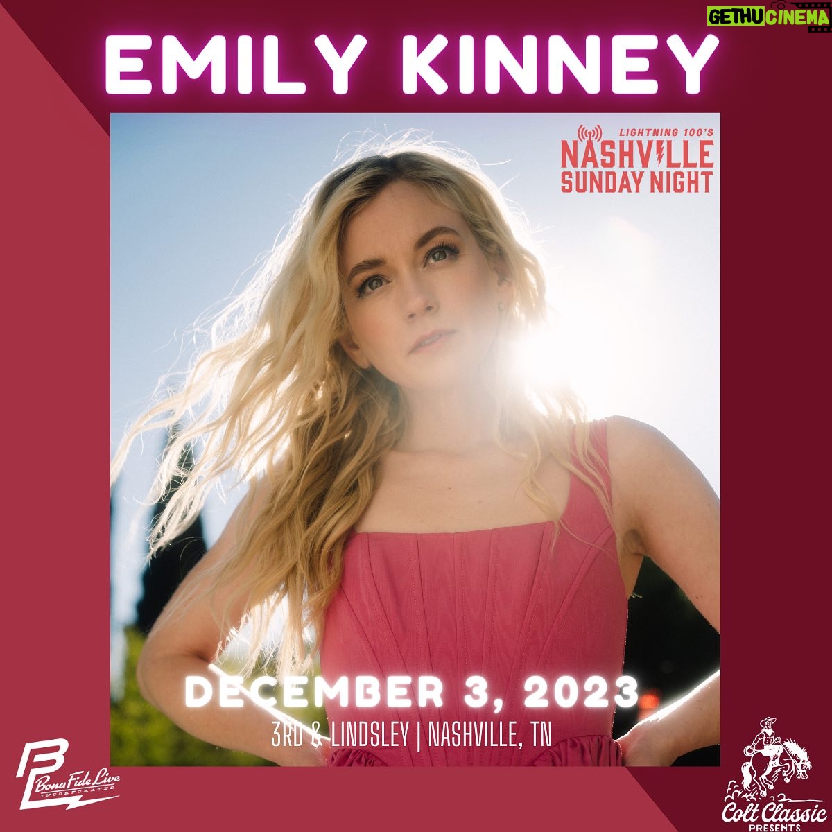 Emily Kinney Instagram - I canβt wait to see you Nashville!!!! Playing a show @3rdandlindsley that will also be broadcast on @lightning100 !!! Come out and celebrate my new album!!!! π«πππββοΈπ₯°