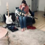 Emily Kinney Instagram – “Um, I just need enough so I can, like, stitch it into a TikTok, yay” featuring my fav snacks @emmysorganics and @smartsweets and my fav musicians @guitarianna and @haylo_j