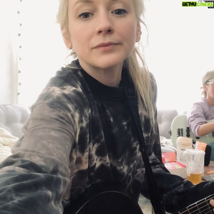 Emily Kinney Instagram - “Um, I just need enough so I can, like, stitch it into a TikTok, yay” featuring my fav snacks @emmysorganics and @smartsweets and my fav musicians @guitarianna and @haylo_j