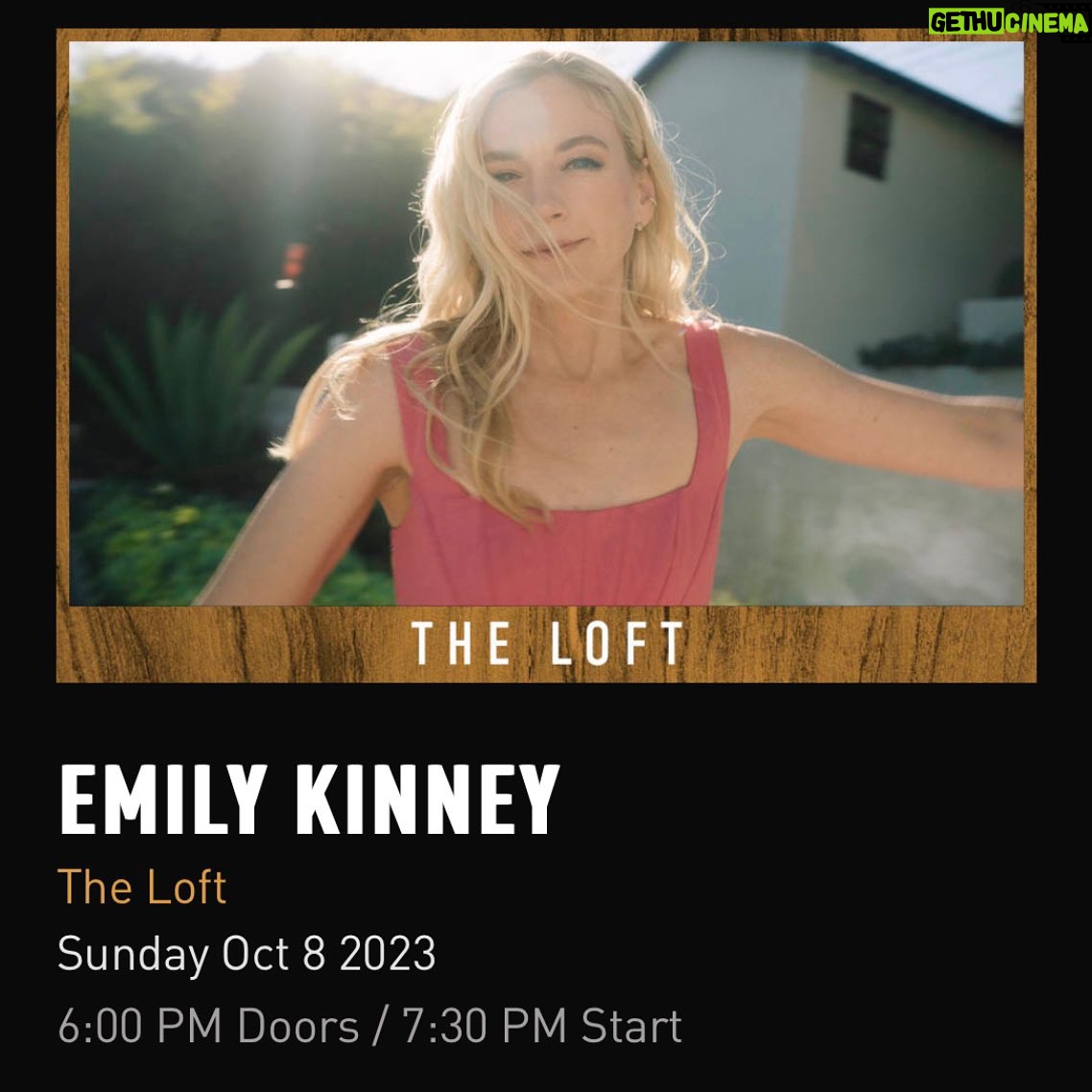 Emily Kinney Instagram - 🚨🚨🚨playing my very first live shows for SWIMTEAM!! LA and NYC!! Tix on sale NOW, 12noon EST!! Go get your tix, and I can’t wait to see you in person. 🤗