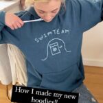 Emily Kinney Instagram – How I made my new hoodies! You can get one in my store! Link in bio and stories