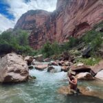 Emily Osment Instagram – In Sept 2023, I had the privilege of joining 23 complete strangers to travel 282 miles of the Colorado River through the Grand Canyon. We were an impressive group of environmentalists, humanitarians, artists and indigenous leaders from land based cultures and then me! (your local friendly neighborhood class clown) 

Endless and massive thanks to @tilliewaltonofficial and @nash2o for organizing our wild bunch all of whom walked away best friends and bursting with new goals/ideas of how to work together across our different sectors of knowledge. It’s impossible to truly comprehend this trip, to relay it to my friends and family or to fully encompass how filled up I feel after being so deeply connected to nature off grid in the most remote part of the US for 8 days. I can’t imagine a world without this natural wonder that brings life to so many and whose existence is constantly threatened.
 
The Colorado River supports 40 million people, 30 tribal nations, 7 U.S. states and Mexico, and a $1.4 trillion annual economy. We must rethink how we use and manage this critical waterway. @AmericanRivers is an excellent resource for this work. Everyone should have the opportunity to visit this sacred place, I feel forever changed. Buckle in for many more posts about this adventure…

Huge specific thank you to my very supportive fiancé who said “8 days no contact backpacking down a river with two dozen strangers? you should absolutely do that, yes.” thank you for letting me stay wild. and @dr.nate.dogg who submitted my name with love and let the rest unfold for itself. 

#8DaysOfWow #InfiniteWow #TilliesRiverTrip 

https://wildriverswithtillie.org/

https://www.grandcanyontrust.org/take-action 

https://savetheconfluence.com/