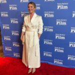 Emily VanCamp Instagram - Beautiful night celebrating everyone’s hard work on #mirandasvictim at the opening night of SBIFF. We loved making this film by the wonderful @michelledannerla and can’t wait for you to see it. Styled by @petraflannery Dress by SA SU PHI Shoes by Jimmy Choo Jewelry by Anita Ko Clutch by Tyler Ellis
