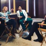 Emily VanCamp Instagram – I’ll wait around to work with these three clowns any day. Couldn’t love these guys more. #TheResident #setlife @manishdayal #mattczuchry #brucegreenwood