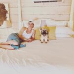 Emily VanCamp Instagram – Portrait of two ladies ✨ …
Missing this @oceanviewclub.  #rescuedog #FrankieB #mybaby