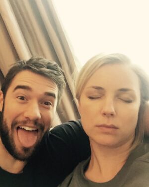 Emily VanCamp Instagram - I love this man so damn much even when he does annoying things like snap pics of me napping. It’s his birthday so send him some love!! Happy Birthday my everything ❤️