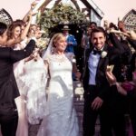 Emily VanCamp Instagram – Cannot believe it’s been one year! Truly the most magical day with our loved ones✨✨✨ Happy anniversary my love! Still feel like the luckiest ❤️