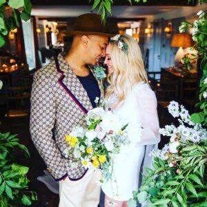 Emma Bunton Instagram - Mr and Mrs Jones! ❤️❤️❤️❤️ @timmsy @daveycroquet @christianvermaak @mikastylefittings