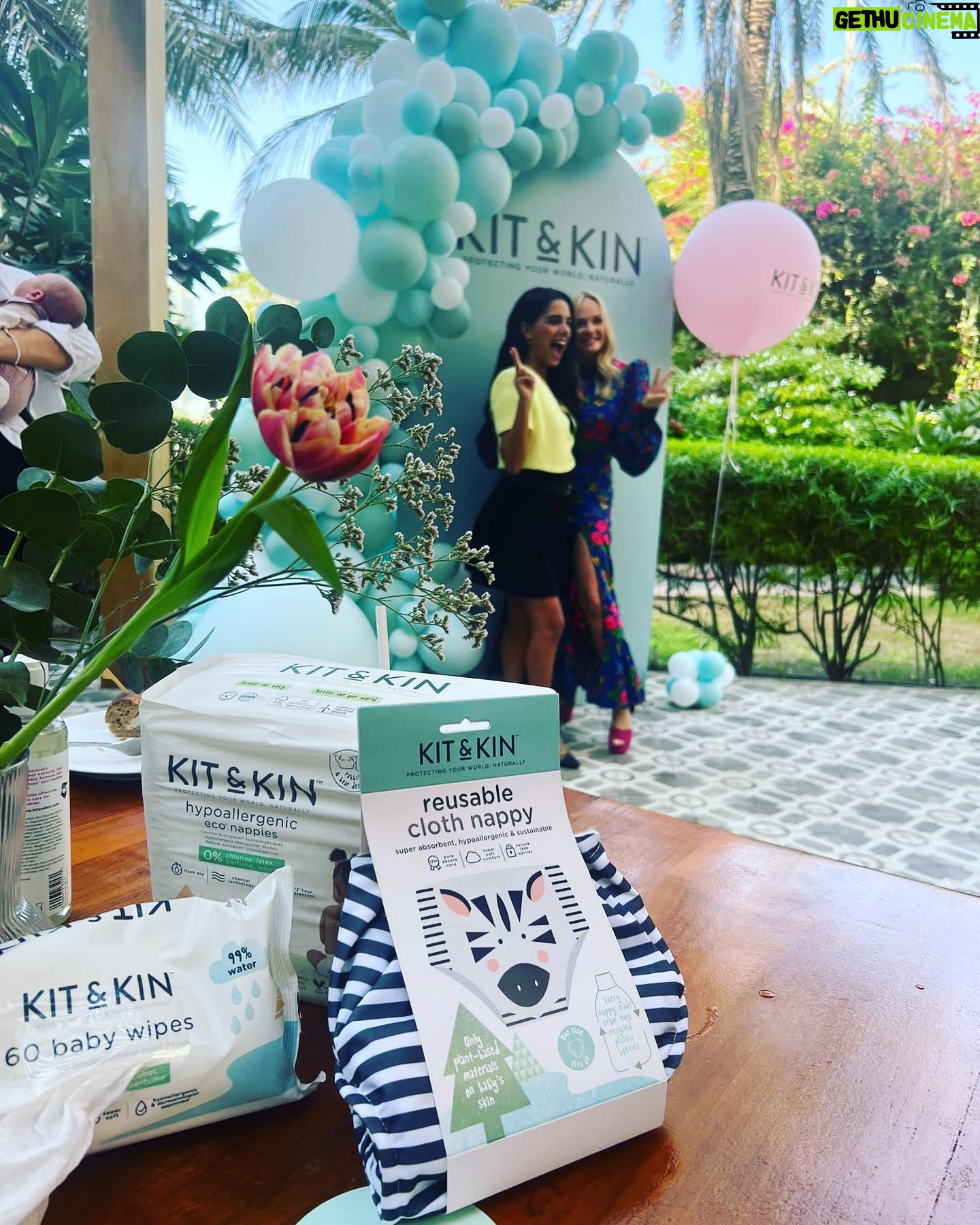 Emma Bunton Instagram - What an incredible few days launching my third baby🤣👶@kitandkinme in Dubai. Sharing my beautiful eco friendly, sustainable and the most accredited eco nappies on the planet with wonderful mums and dads. #dubai #betterforbaby #betterforbabybetterforourworld 🌎👶🐯🐼🐰