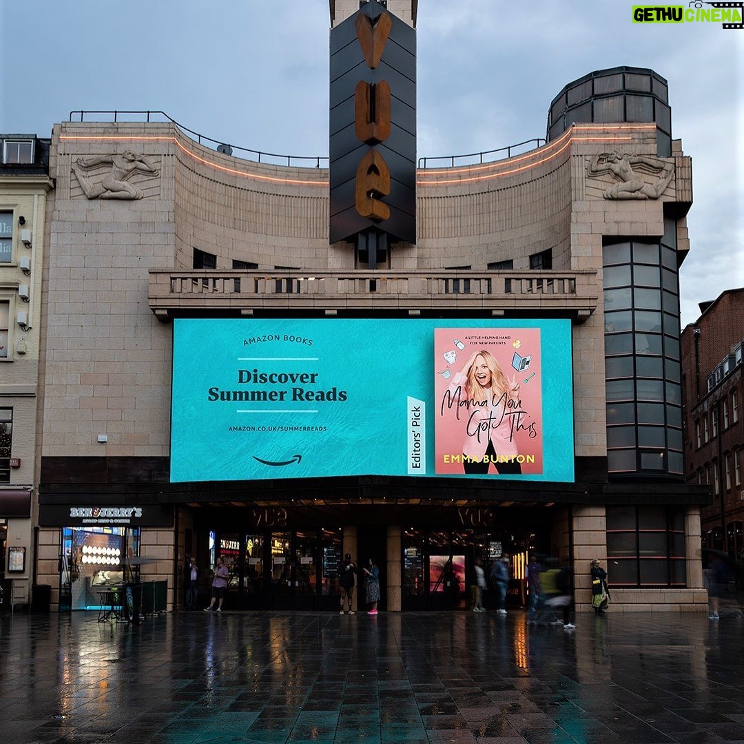 Emma Bunton Instagram - You got this mama!!! My Book is on a billboard in Leicester Square! It’s a celebration of summer reading ☀️📚 Check out my book and the full Summer Reading Guide on Amazon via the link in my bio or swipe up in stories. @amazonuk @amazonbooks #MamaYouGotThis