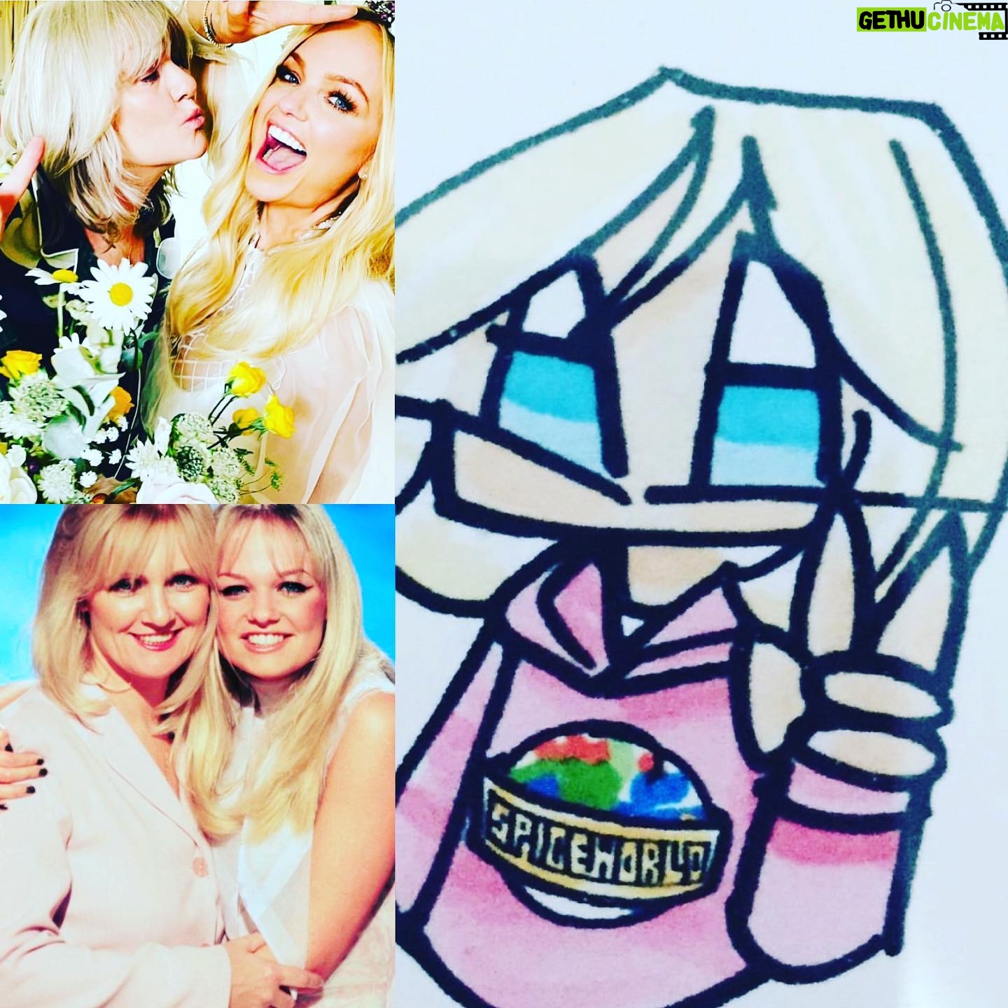 Emma Bunton Instagram - It’s the queens birthday👑 @pauline_bunton_ the heart of our family. Thank you for being right by my side. We all love you so much. You truly are the centre of our world 🌎 ❤️