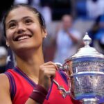 Emma Bunton Instagram – Huge congratulations to @emmaraducanu on becoming US Champion. 🏆🎾 Such an inspiration. Total girl power ✌️