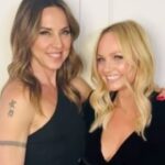 Emma Bunton Instagram – Off to celebrate our special girl @victoriabeckham 
#spicegirls #holdontoyournickersgirls