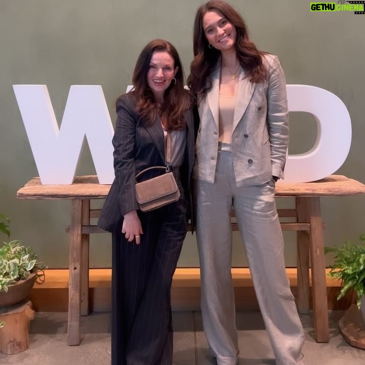 Emma Heming Instagram - Over @maketimewellness we are on a mission to get the world thinking seriously about women’s brain health. My co-founder @helenchristoni and I had the privilege to present our brand at the @wwd L.A. Lab Summit to a room filled with inspiring beauty executives and founders. And we loved asking them, “when was the last time someone spoke to you about your brain.” We are so excited to have these prestigious industry leaders “Join the Make time Movement!” 🧠💞 Thank you @jennybefine, @michael_atmore and the WWD team for having us. #maketimewellness #wwd #brainbodybeauty #brainhealth