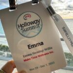 Emma Heming Instagram - @kristinrunning turned her grief, helplessness and sadness into some very profound and impactful work within the FTD space. Her husband Lee was diagnosed with FTD at the age of 35. To honor him and her family, she started the Holloway Summit, an event designed to bring together the world’s leading FTD experts each year to work collaboratively on producing the next big scientific breakthrough alongside @theaftd. This year’s focus was on FTD biomarkers. I was a fly on the wall in this conference and I will admit my brain is a bit broken since the discussions were extremely scientific and way over my head. But my take away is a very positive one. I got to see scientists, researchers, clinicians— some of the brightest minds within the FTD community geeking out over what they were learning and sharing with others in the room. And I was beaming from the sidelines as I could feel their enthusiasm, pride and care for their work. They said “we aren’t crawling anymore but starting to walk” and at their pace of discovery, which is moving at a remarkable rate, my hope is they will be sprinting soon. I want to relay to you that they feel our sense of urgency and rest assure they are working so hard to #endFTD. I’m so proud and thankful to Kristin Holloway for the work she has set out to do and is accomplishing already. I’m leaving the Holloway Summit inspired (and actually a little smarter than when I arrived!) Thank you to @theaftd and to Susan Dickinson for sitting next to me and breaking down the scientific jargon into layman’s terms 🩵 #frontotemporaldementia #ftdawareness #dementiaawareness #biomarkers