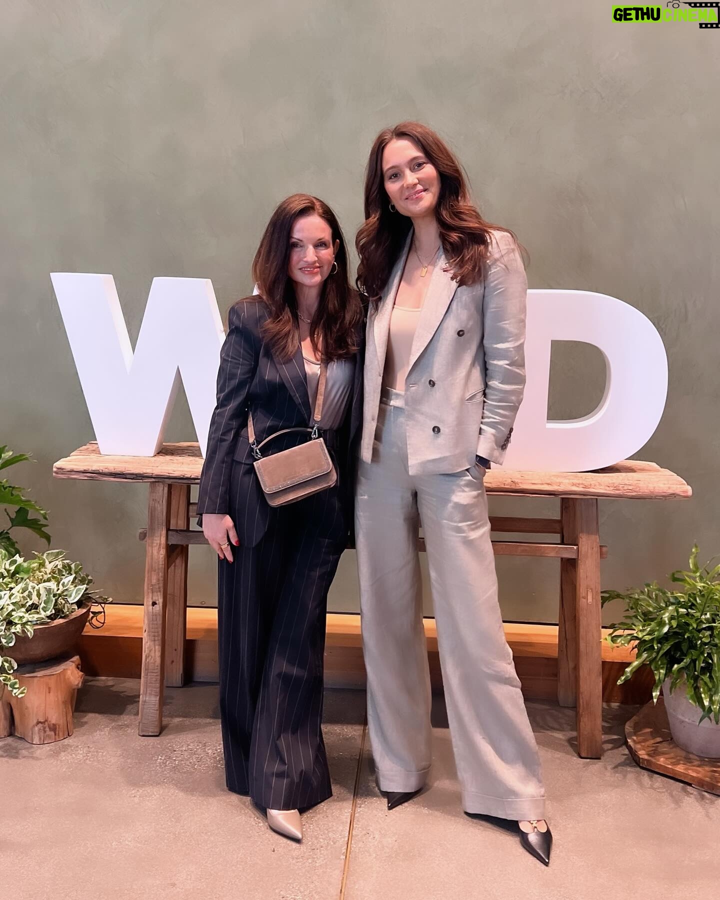 Emma Heming Instagram - Over @maketimewellness we are on a mission to get the world thinking seriously about women’s brain health. My co-founder @helenchristoni and I had the privilege to present our brand at the @wwd L.A. Lab Summit to a room filled with inspiring beauty executives and founders. And we loved asking them, “when was the last time someone spoke to you about your brain.” We are so excited to have these prestigious industry leaders “Join the Make time Movement!” 🧠💞 Thank you @jennybefine, @michael_atmore and the WWD team for having us. #maketimewellness #wwd #brainbodybeauty #brainhealth