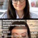 Emma Heming Instagram - “On behalf of the person you’re caring for that has dementia, whether they can express it or not—I want to say thank you. Thank you for loving them, thank you for spending time to educate yourself about dementia. Because that is the most compassionate thing that you can do by having more insight into their world and the life they are experiencing that they can’t always express.” Adria Thompson @belightcare Adria, what a mic drop that was. Thank you 🤍 #dementiaawareness #ftdawareness #caregiverawareness #caregivingsupport