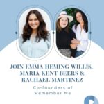 Emma Heming Instagram - The theme for today, the final day of World FTD Awareness Week is “Celebrate.” Today we’ll be focused on honoring and remembering loved ones with FTD, as well as celebrating others who’ve been there for you on your own journey. And in that spirit, personally, I need to “celebrate” Maria Kent Beers and Rachael Martinez, the dynamic duo of @remembermepodcast. Their podcast was my first entry point so I could try to make heads or tails of what FTD is from a human side versus the medical professional’s standpoint I was receiving. They were two people that spoke a language I could understand as well as their guests. If you are in this community or want to learn more about FTD please look up their podcast. It’s insightful, educational and real. Keep going ladies. You are making an impact. Their full interview and podcast is in my link in bio 🩵 #worldftdawarenessweek #frontotemporaldementia #icareaboutftd #wecareaboutftd #endftd