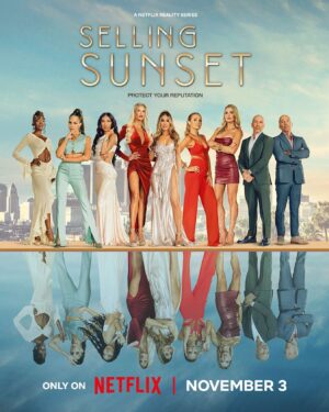 Emma Hernan Instagram - 👀 Season 7 dropping November 3rd!! Do you spy a little 🫖 in the reflection 😉?! #sellingsunset @netflix